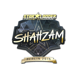 Sticker | ShahZaM (Gold) | Berlin 2019