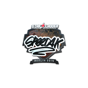 Sticker | speed4k (Foil) | Berlin 2019