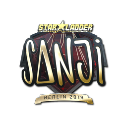 Sticker | SANJI (Gold) | Berlin 2019