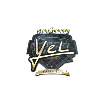 Sticker | yel (Gold) | Berlin 2019