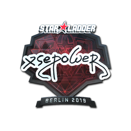 Sticker | xsepower (Foil) | Berlin 2019