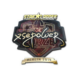 Sticker | xsepower (Gold) | Berlin 2019