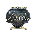 Sticker | xand (Gold) | Berlin 2019