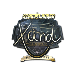 Sticker | xand (Gold) | Berlin 2019