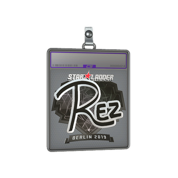 Sticker Slab | REZ (Foil) | Berlin 2019