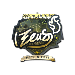 Sticker | Zeus (Gold) | Berlin 2019