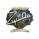 Sticker | ZywOo (Gold) | Berlin 2019