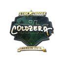 Sticker | coldzera (Gold) | Berlin 2019