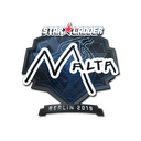Sticker | malta (Foil) | Berlin 2019