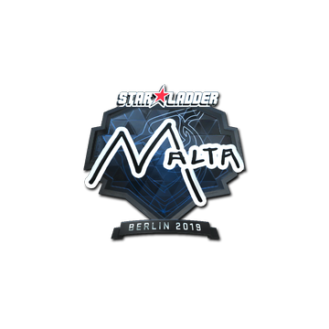 Sticker | malta (Foil) | Berlin 2019