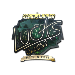 Sticker | LUCAS1 (Gold) | Berlin 2019