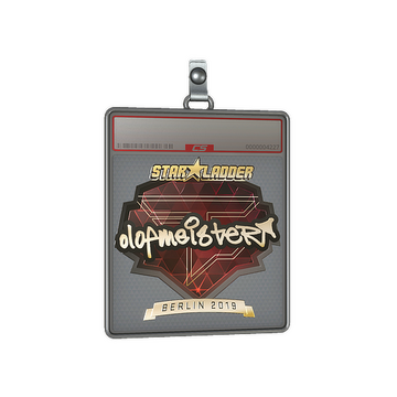 Sticker Slab | olofmeister (Gold) | Berlin 2019