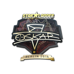 Sticker | oskar (Gold) | Berlin 2019