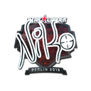Sticker | NiKo (Foil) | Berlin 2019