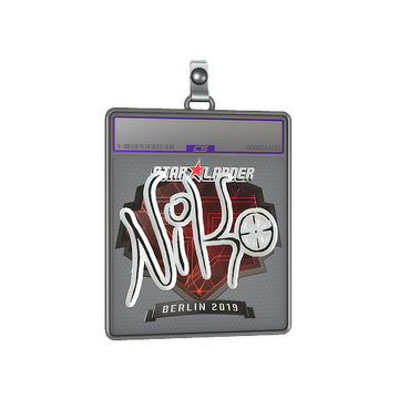 Sticker Slab | NiKo (Foil) | Berlin 2019