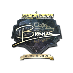 Sticker | Brehze (Gold) | Berlin 2019