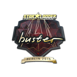 Sticker | buster (Gold) | Berlin 2019