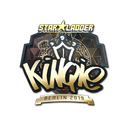 Sticker | kinqie (Gold) | Berlin 2019