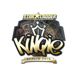 Sticker | kinqie (Gold) | Berlin 2019
