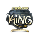 Sticker | kNgV- (Gold) | Berlin 2019