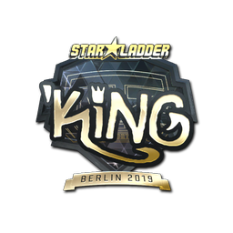 Sticker | kNgV- (Gold) | Berlin 2019