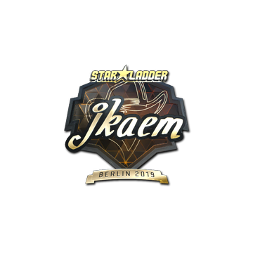 Sticker | jkaem (Gold) | Berlin 2019