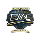Sticker | EliGE (Gold) | Berlin 2019