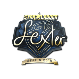 Sticker | dexter (Gold) | Berlin 2019