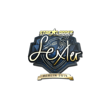 Sticker | dexter (Gold) | Berlin 2019