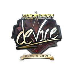 Sticker | device (Gold) | Berlin 2019