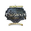 Sticker | DeStiNy (Gold) | Berlin 2019