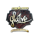 Sticker | gla1ve (Gold) | Berlin 2019
