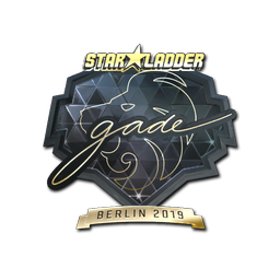 Sticker | gade (Gold) | Berlin 2019