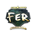 Sticker | fer (Gold) | Berlin 2019