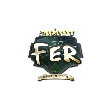 Sticker | fer (Gold) | Berlin 2019