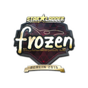 Sticker | frozen (Gold) | Berlin 2019
