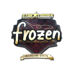 Sticker | frozen (Gold) | Berlin 2019