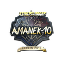 Sticker | AmaNEk (Gold) | Berlin 2019