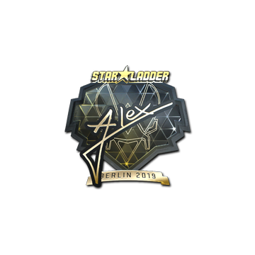 Sticker | ALEX (Gold) | Berlin 2019