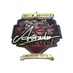 Sticker | Attacker (Gold) | Berlin 2019