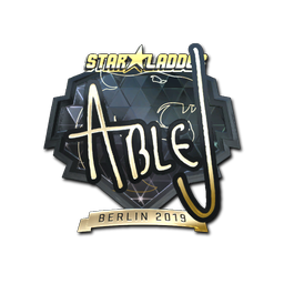 Sticker | ableJ (Gold) | Berlin 2019