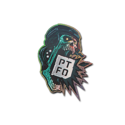 Sticker | PTFO (Holo)