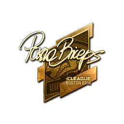Sticker | pashaBiceps (Gold) | Boston 2018