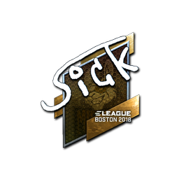Sticker | SicK (Foil) | Boston 2018