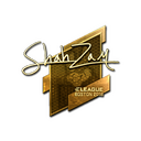 Sticker | ShahZaM (Gold) | Boston 2018