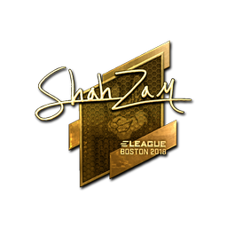 Sticker | ShahZaM (Gold) | Boston 2018