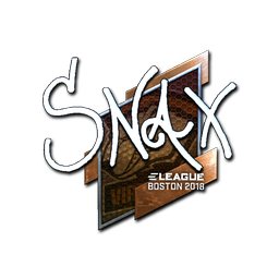 Sticker | Snax (Foil) | Boston 2018