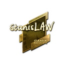 Sticker | stanislaw (Gold) | Boston 2018