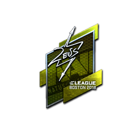 Sticker | Zeus (Foil) | Boston 2018