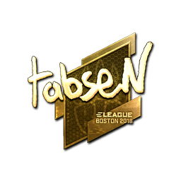Sticker | tabseN (Gold) | Boston 2018